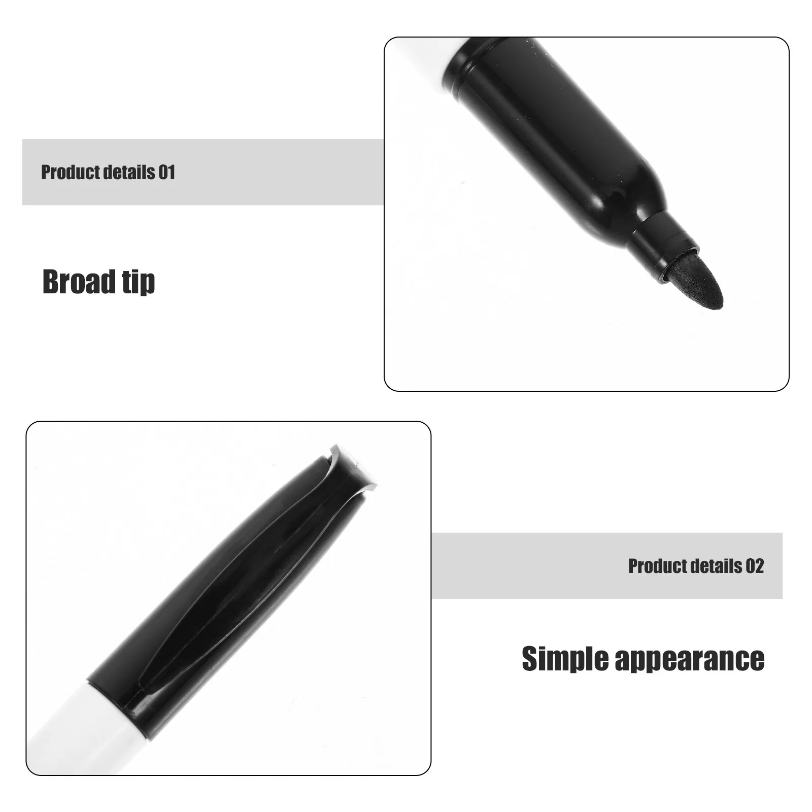 4Pcs 화이트보드 지울 수 있는 마커 수성 액체 분필 대량 교육 교실 사무실 파인 팁 부드러운 필기 건식 지우기