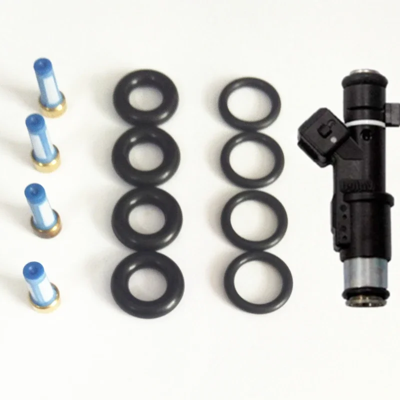 Fuel injector repair kits 4sets For Peugeot 206 307 406 407 607 806 807 Expert 2.0/16V 1984E2 (AY-RK800)