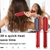 Hair Brush Flat Iron Hot Air Electric Comb One Step Hair Dryer Fast Hair Straightener Brush Hot Air Brush 1