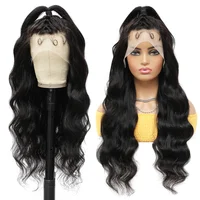 30Inch 13X4 13X6 Body Wave Lace Front Wigs Human Hair Pre Plucked 180 Density HD Transparent Lace Frontal Wigs Human Hair 2