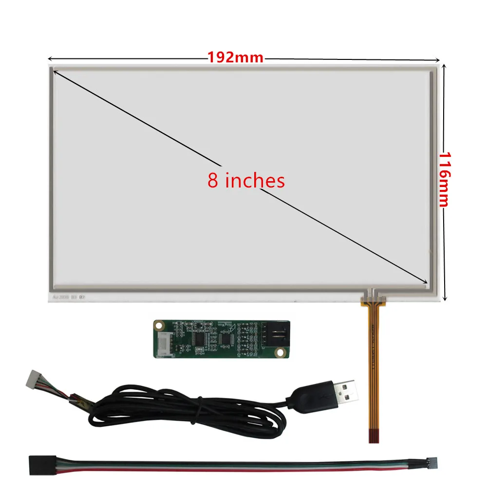   Ϳ ZJ080NA-08A LCD ÷ ȭ, HDMI ȣȯ VGA AV ̹ Ʈ  Ÿ ġ ũ, 8 ġ