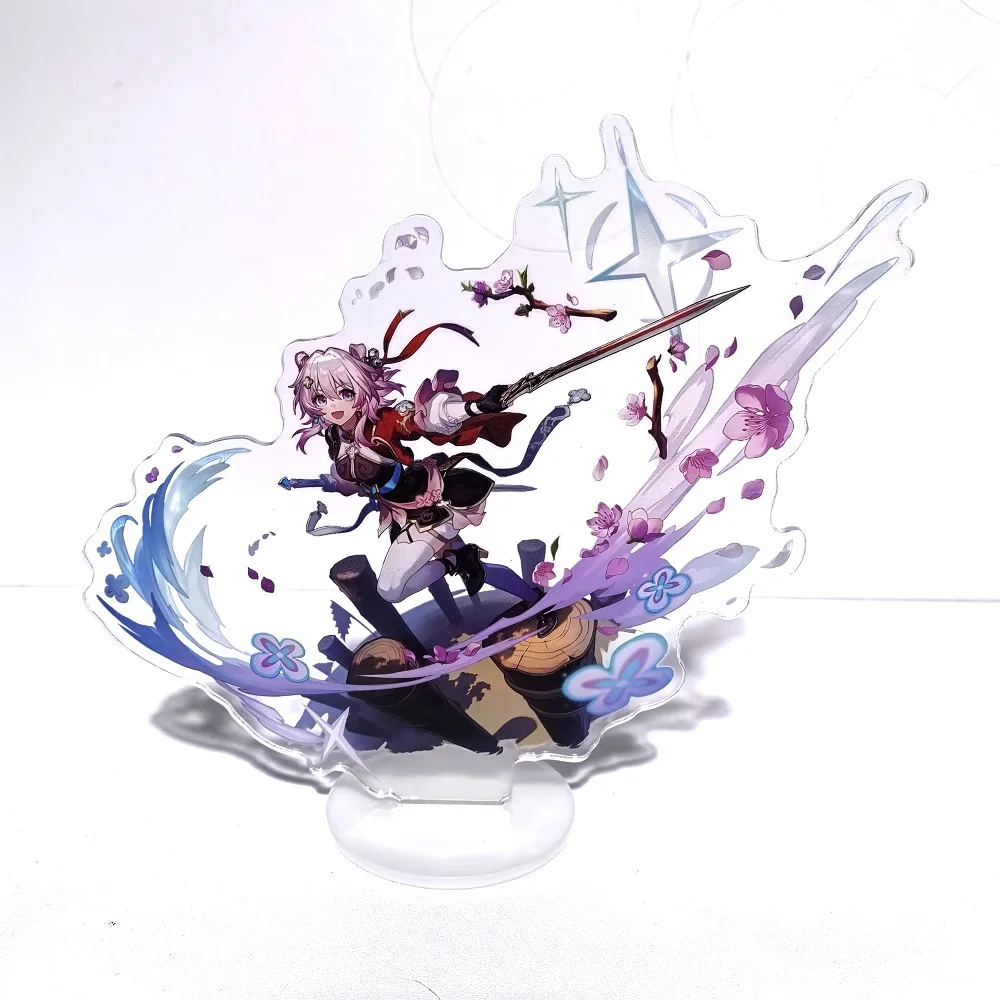 Honkai: Star Rail March 7th Acrylic Stand – Anime Fan Collectible and Cosplay Gift Keychain