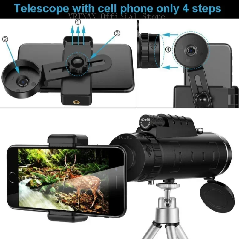 40X60 Zoom HD Powerful Binoculars 5