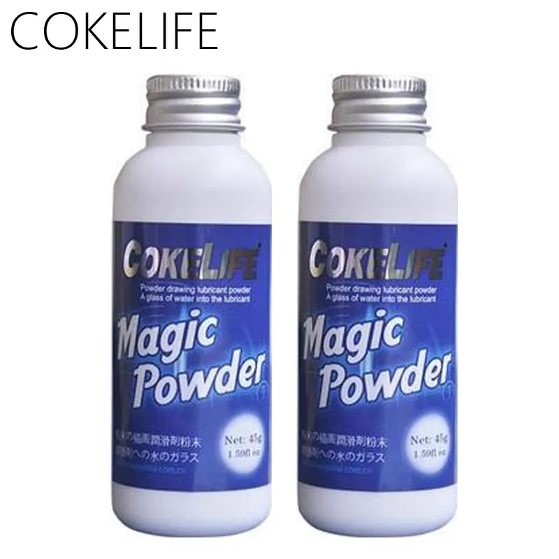 Sex Lubricant 2pcs COKELIFE Solid Powder Sex Lubricant Water Base Mixed Using With Hot Water Oil for Vaginal Breast Anal Sex Lubrication 45g