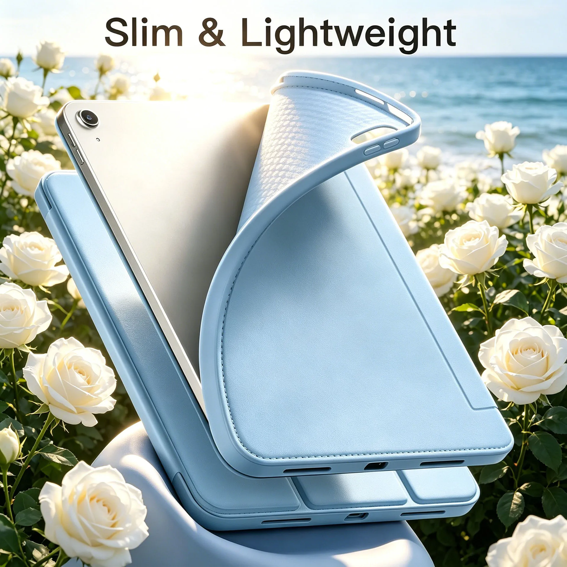 Sleek and Shockproof Full-Cover Tablet Protective Case
