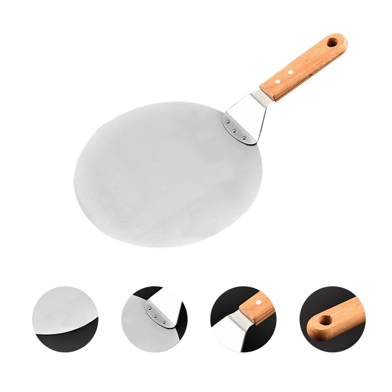 

Лопатка для пиццы из нержавеющей стали, 10/12 дюйма