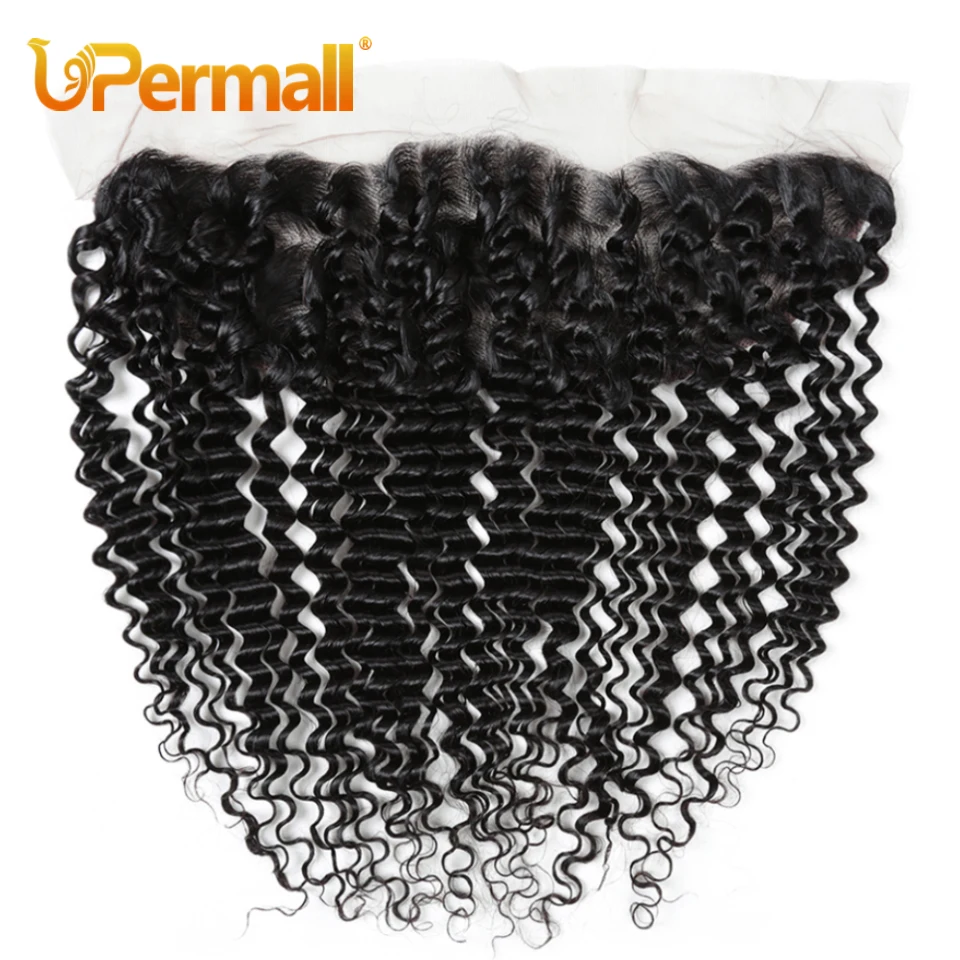 Deep Wave HD Transparent 13x4 Lace Frontal & Swiss 4&times;4 Closure Brazilian Remy Human Hair Pre Plucked Can Be Bleached human hair closure human hair lace product human hair frontal