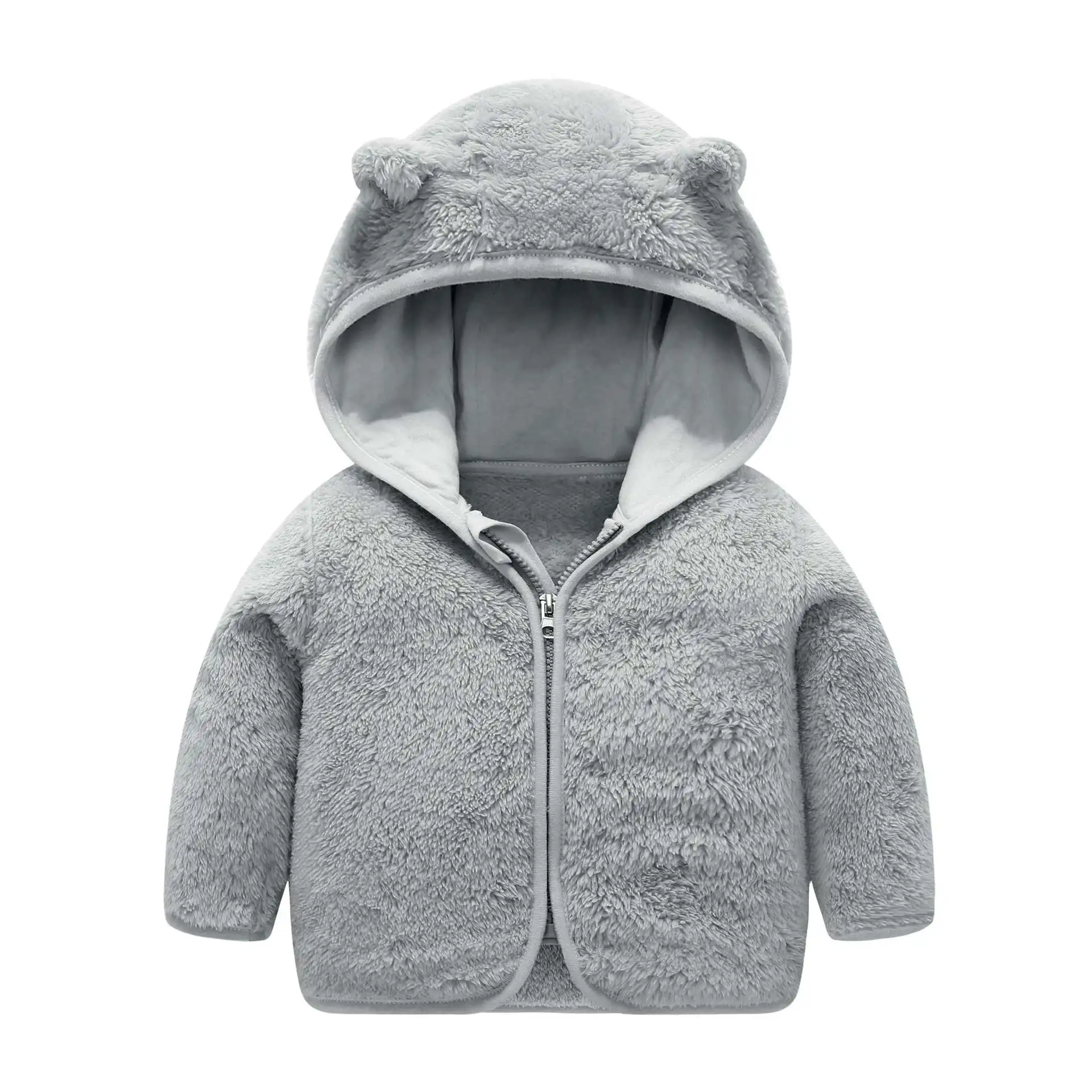 0-6Y Baby Girl Coat Clothes Thicken Velvet Hooded Loose Boy Jacket Children Clothing Warm Kid Coat Toddler Outerwear Infant A714