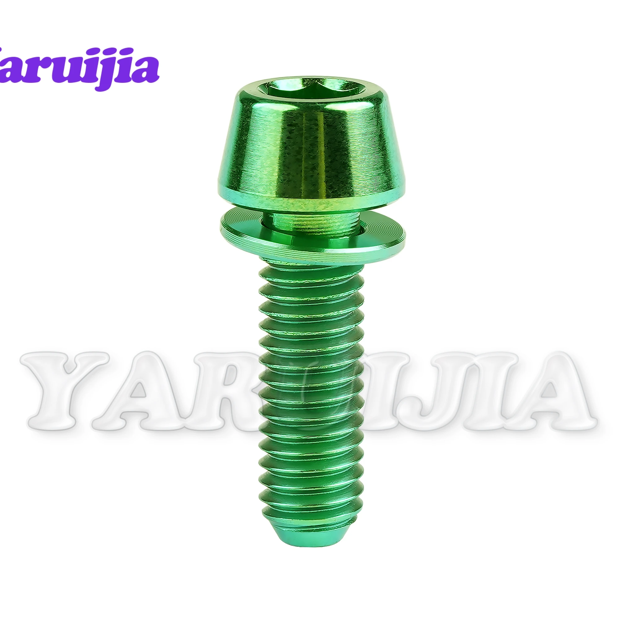 Viti M5 M6 In Titanio Gr5 Set Di 7 Bulloni In Titanio Per Attacco