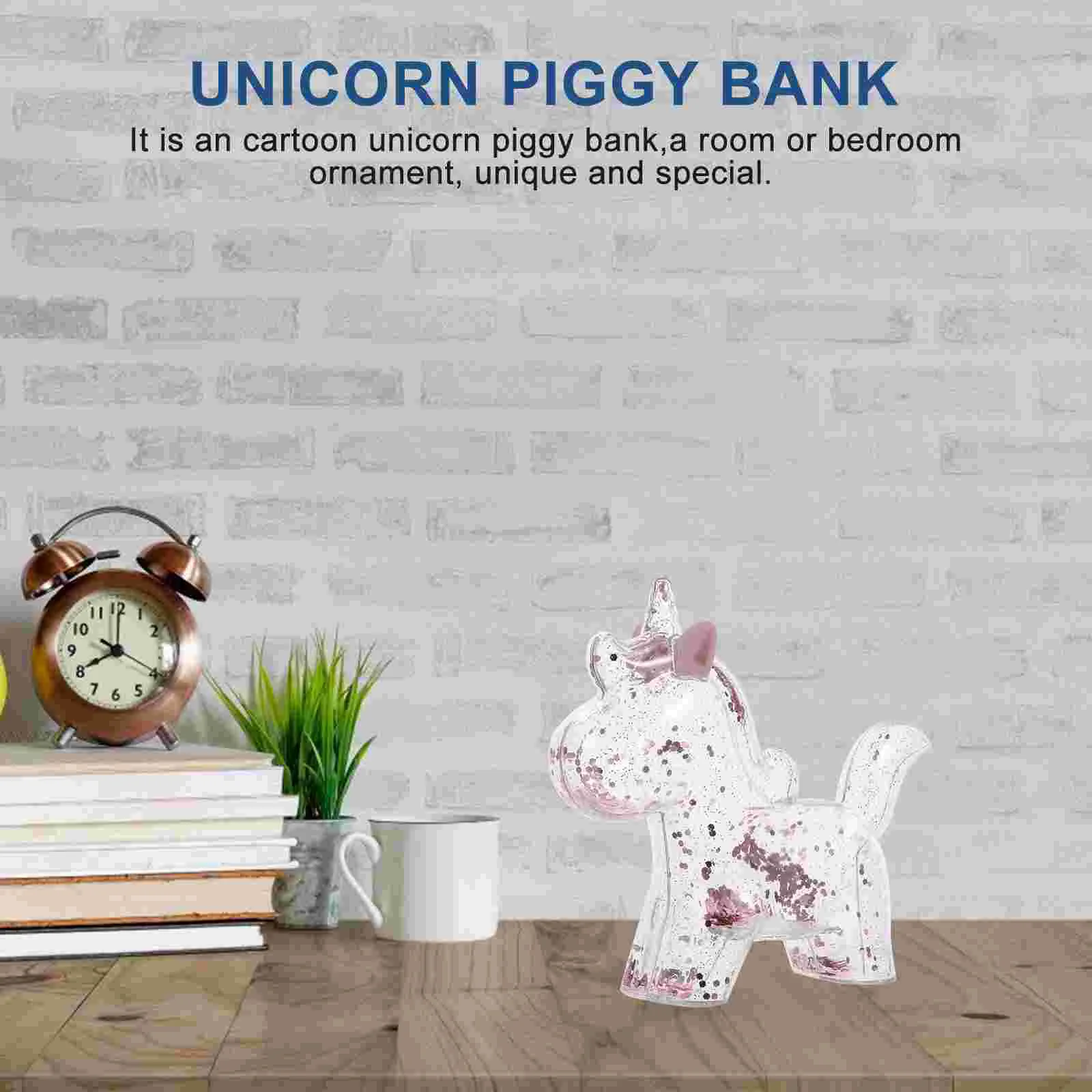 Cartoon Unicorn Money Bank Child Girls Piggy Large Banks The Coin Storage Jar 6