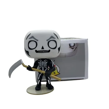 Fortnight Popstyle The Fortress Night Skull Trooper #438 Vinyl Action Figure Collection Model Toys For kids Xmas Gift