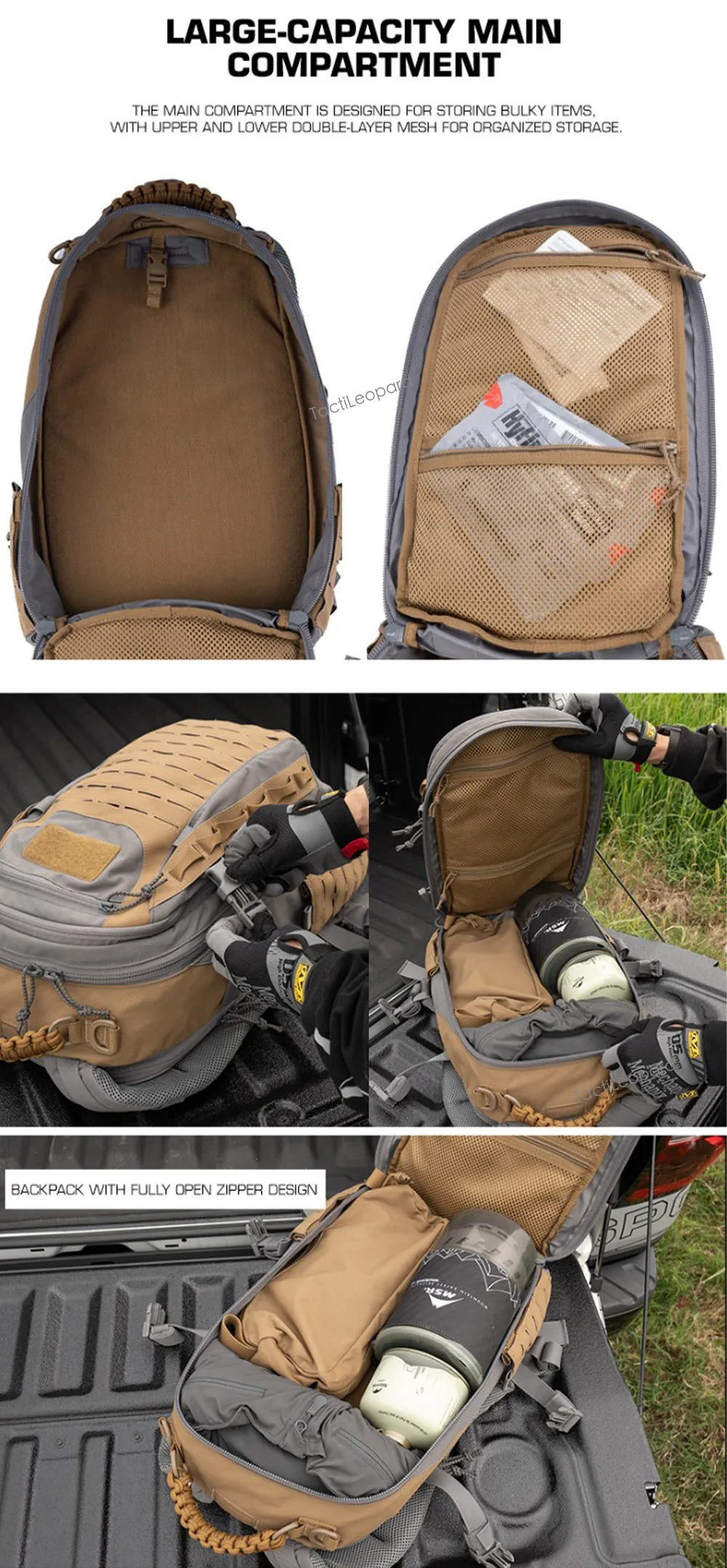 Sac à dos tactique DE MK2 25 L vue 10