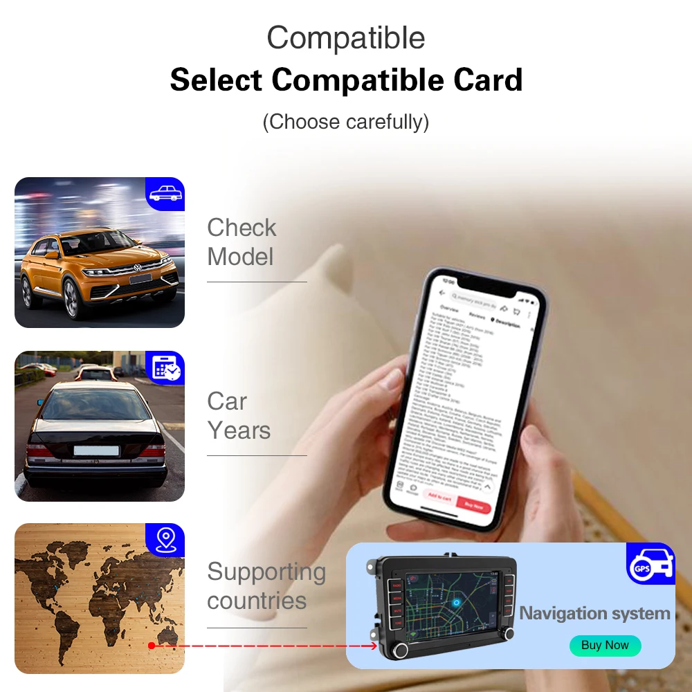 85713512 Latest Version GPS Navigation SD Card, Compatible