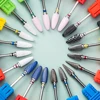 Diamond Ceramic Carbide Nail Drill Bit Rotate Burr Milling Nail Cutter Bits For Manicure Pedicure Tool Electric Drill Machine 1