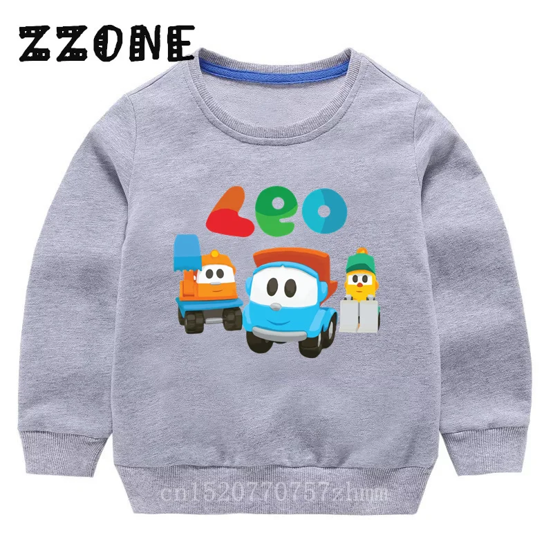 Рисунок 4 - Детские толстовки с принтом Лео и грузовик