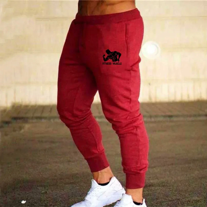 2024 Men's Printed Pants New Autumn Winter Running Joggers Sweatpants Sport Casual Trousers Fitness Gym Breathable 4