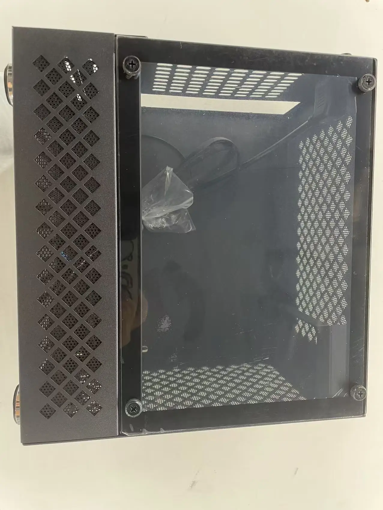 S30 컴팩트 MATX 마더보드 SFX 전원 플러그 독립 비디오 카드, 데스크탑 측면 투명 미니 게임 소형 섀시, 신제품