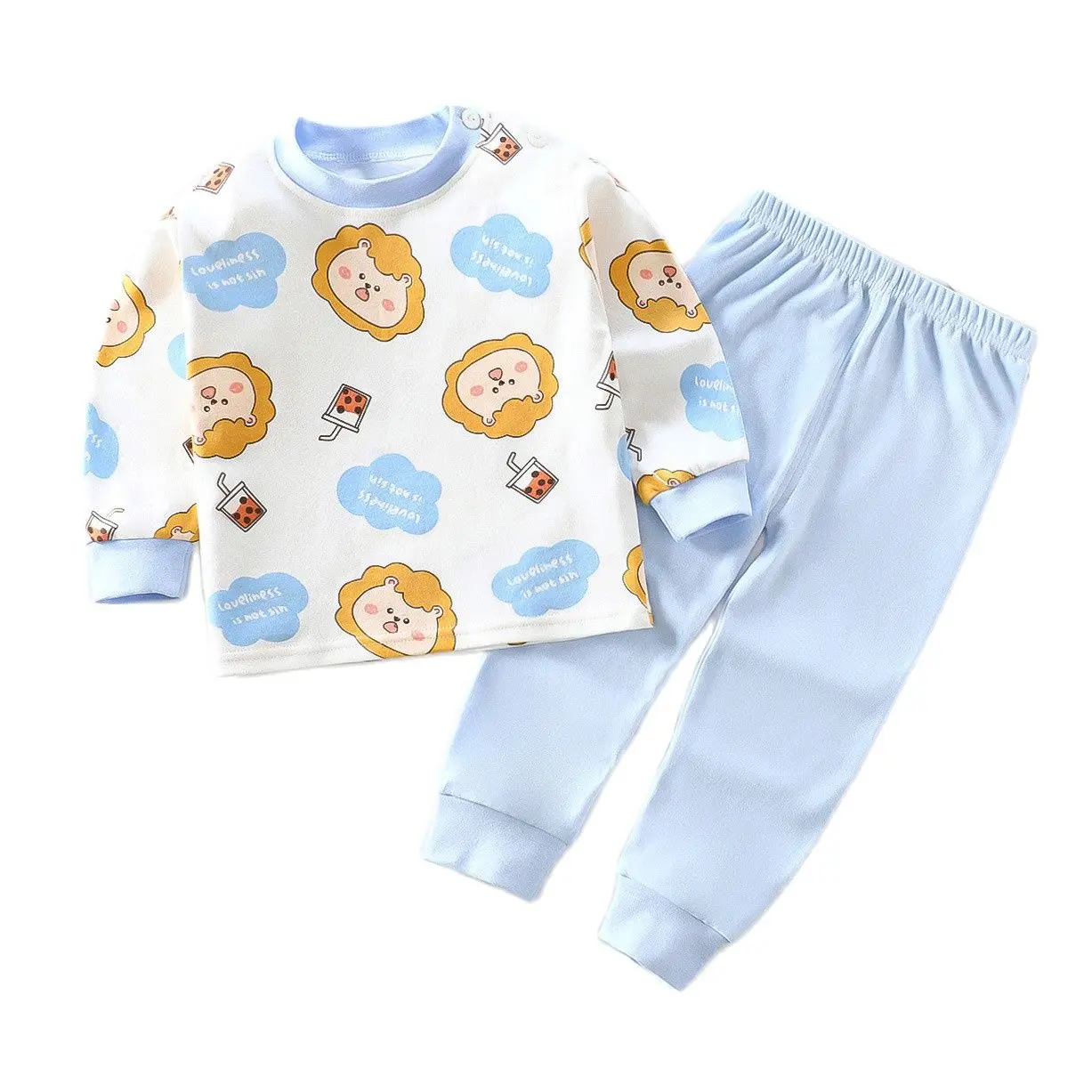 Kids Clothing Baby Pajamas Sets Children Sleepwear Boys Girls Cotton Pyjamas Pijamas Cotton Nightwear Clothes Kids Pajamas images - 6