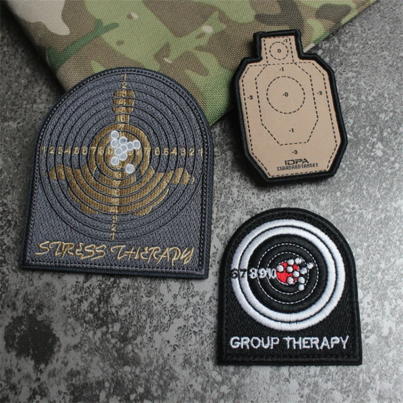 

1Pcs Glock Target Embroidery Fabric Patch CAPSULE CORP Tactical Magic Badge Patch Outdoor Backpack Morale Badge