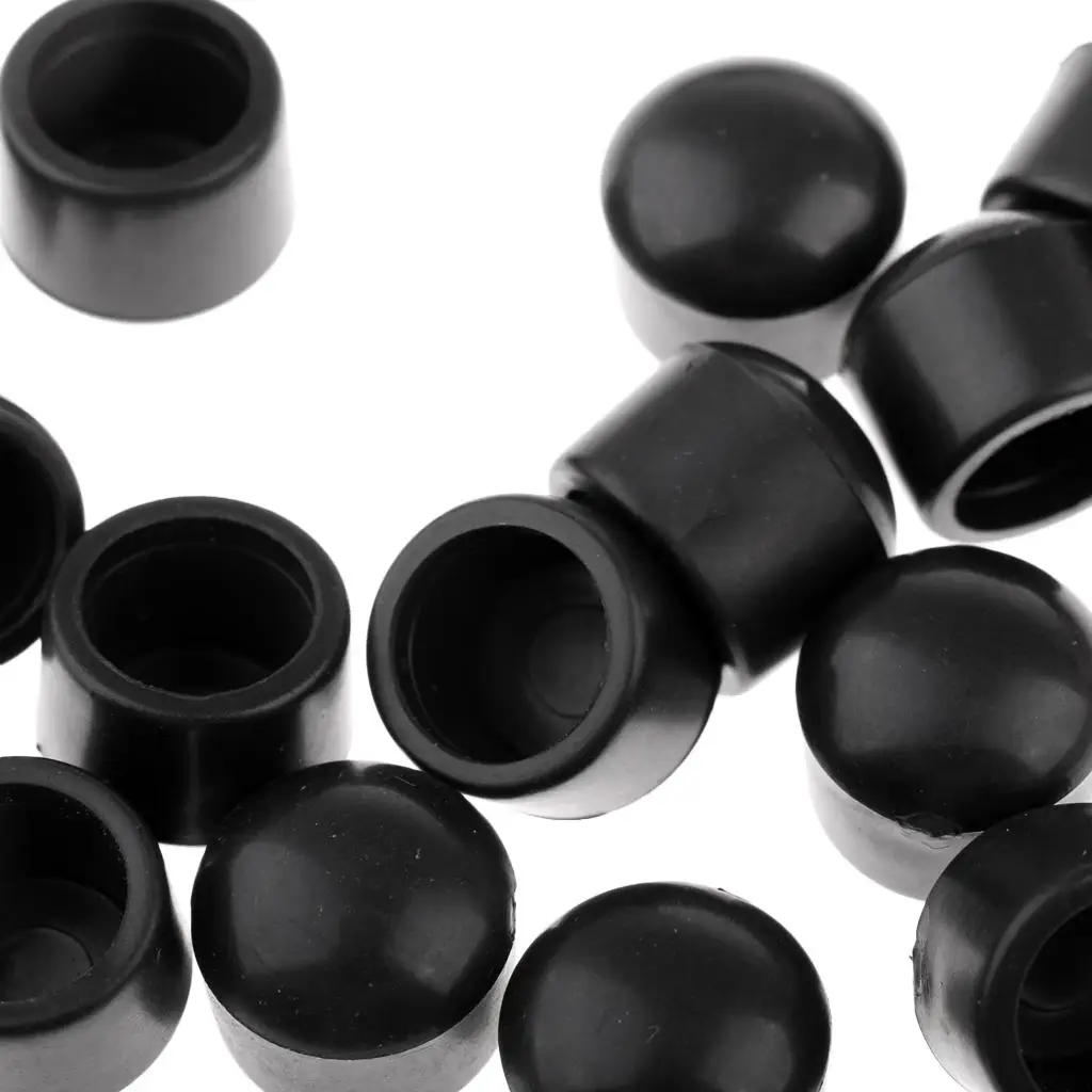 16 Pcs Foosball Machine Rod End Caps, Table Football/Soccer Plastic 1/2''