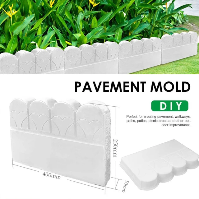 Műanyag Készítmény Diy -Burkolat Penész Otthoni Kerti Padló Út Beton Öntőformák Kő Tégla Pálya Penészépületek Kiegészítők 42X25X5Cm - Image 2
