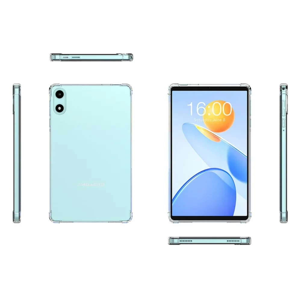 Slim Shockproof Transparent TPU Case with Anti-Yellowing & Airbag Cushioning