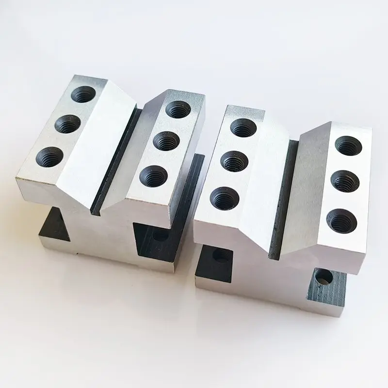MAKLE V 블록 접지 쌍 클램프 세트, 정밀 매칭 쌍, 정밀 기계 다용도 게이지 도구, 35x35x30mm, 90 °