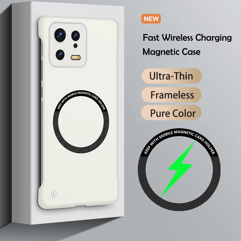 Ultra Thin Matte Frameless Magnetic Cooling Protective Case