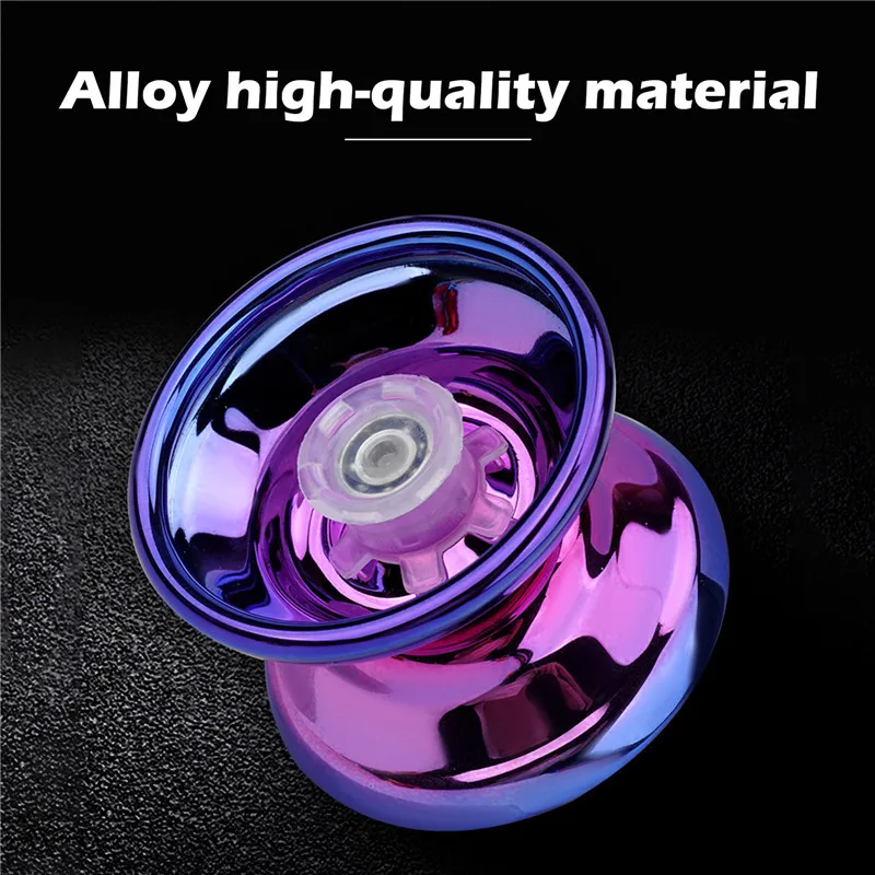 Yoyo Ball Yoyo String 1Pc Professional YoYo Aluminum Alloy String Trick Yo-Yo Ball Bearing Beginner Adult Kids Classic fashion interesting Toy