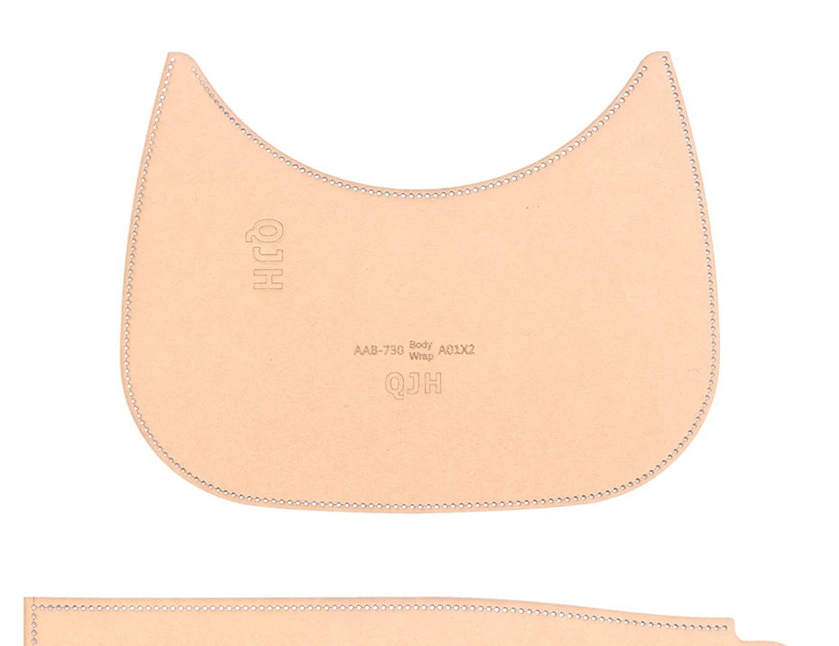 Ladies Underarm Bag One Shoulder Bag Handbag Acrylic Template Leather Pattern DIY Leather Craft Pattern With Hole Template Sewin