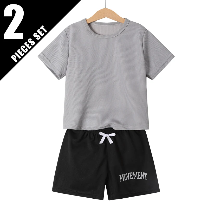 2/3 قطعة بدلة الجوكر الصيفية للأطفال الصبي بلون ال...