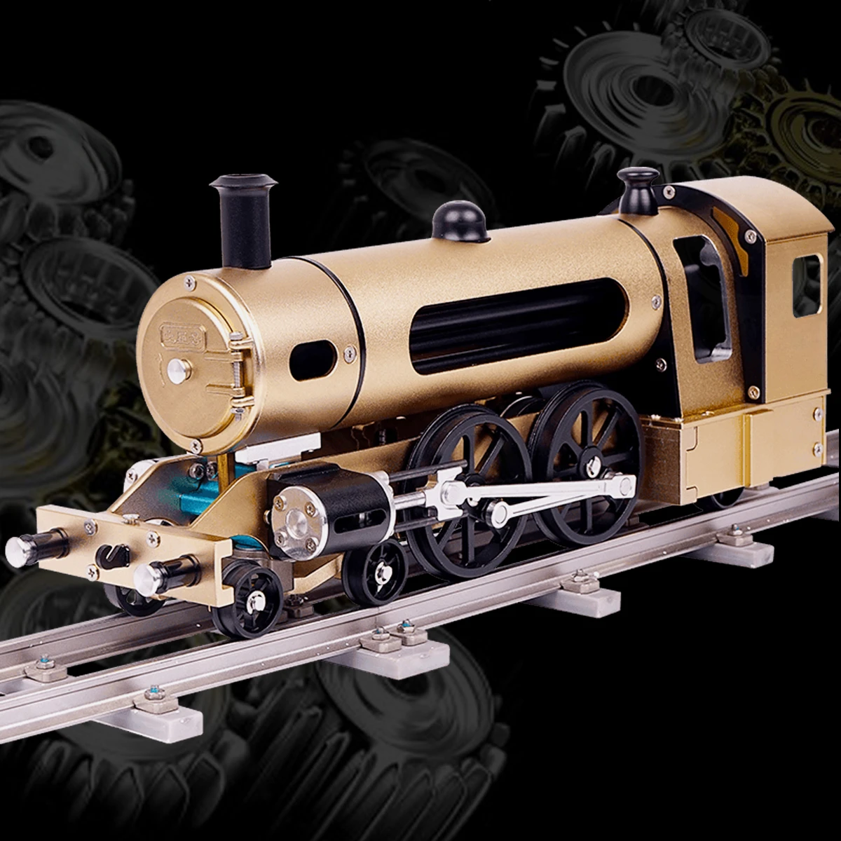 

Steam train assembly metal engine model assembly toy