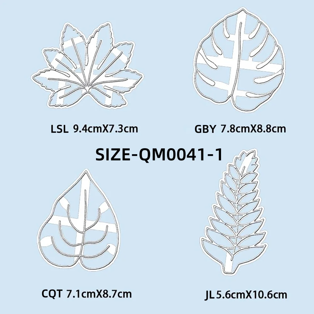 DIY Cookie Embosser Form Agave Ivy Schildkröte Blatt Kunststoff Keks Form Fondant Kuchen Dekorieren Werkzeuge Blatt Muster Backformen – Detail 6