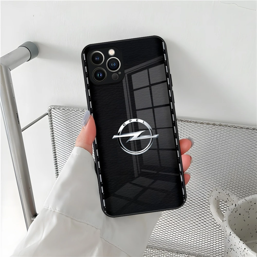 Sleek Premium Glass Phone Case with Cool Car Design