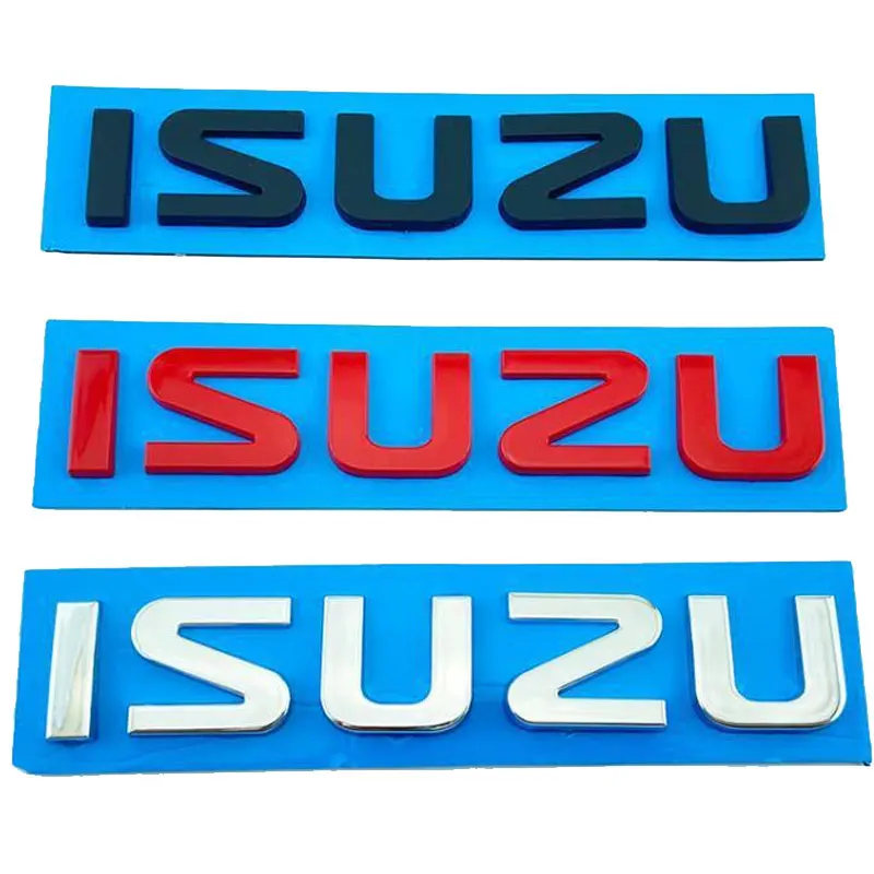 

ISUZU car sticker for ISUZU D-MAX SUV English letter car labeling refit decal decoration label car accessories rear trunk logo