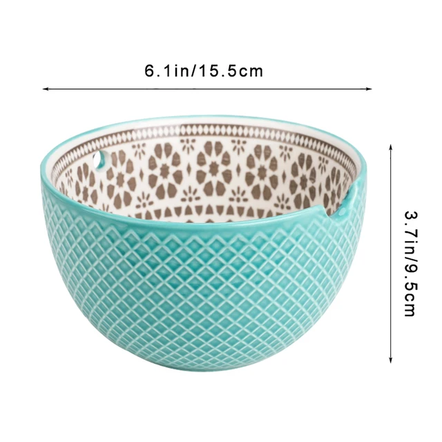 Ceramic Wool Bowl Home Accents Decor Crocheting Crafts Porcelain Yarn Bowls  Household - AliExpress