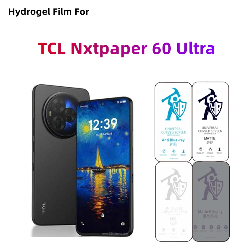 Matte Hydrogel Film Screen Protector - Ultra HD, Anti-Spy, Eye Care, 2-Pack