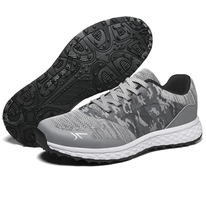 

New Fashion Waterproof Men Golf Shoes Lightweight Golfing Sneakes Outdoor Athletic Sports Shoes Male Golf Footwear