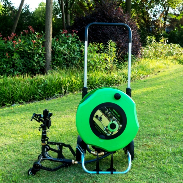 20M Automatic Retractable Speed Adjustment Garden Hose Reel Cart