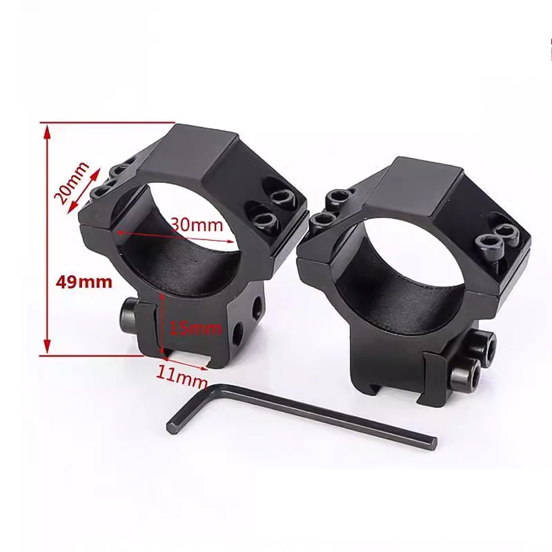 30mm/25.4mm Double Round Tube Card Holder Flashlight Clip Scope Mounting Ring Weaver Picatinny Rail Adapter Hunting Bracket 2PCS rifle scope mount rifle scope mount ring flashlight scope mount weapon flashlight mount
