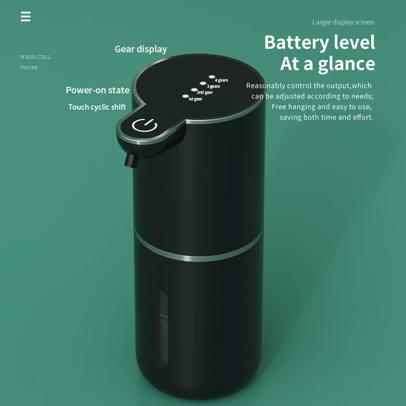 Touchless Automatic Liquid Soap Dispenser USB Rechargeable Electric Foaming Bathrooms Accessories Adjustable