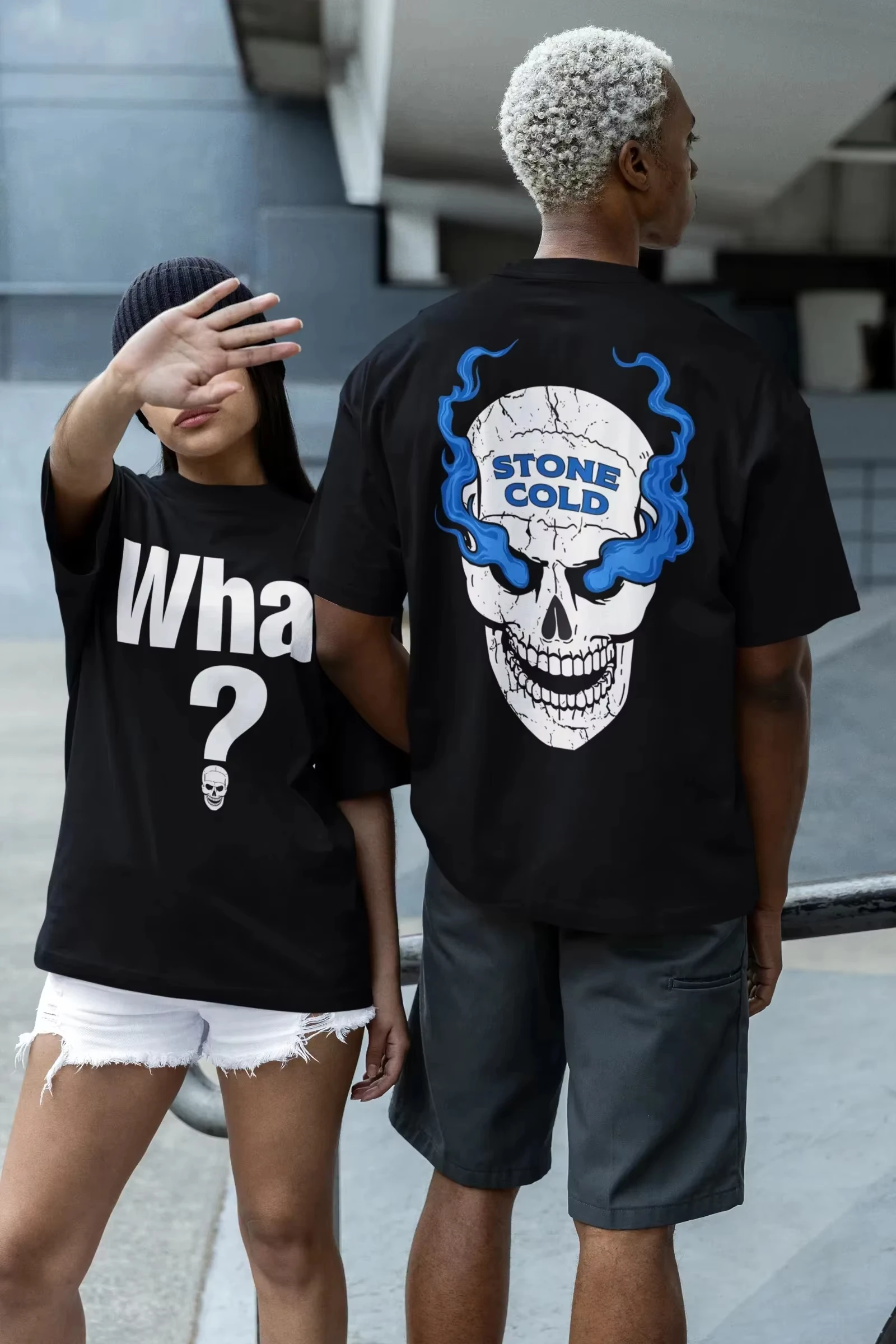 Stone Cold Steve Austin Skull 3 16 Zoll bedrucktes T-Shirt für Herren und Damen, kurzärmeliges T-Shirt, Streetwear, Herren-T-Shirt, 2026, neue Oberteile