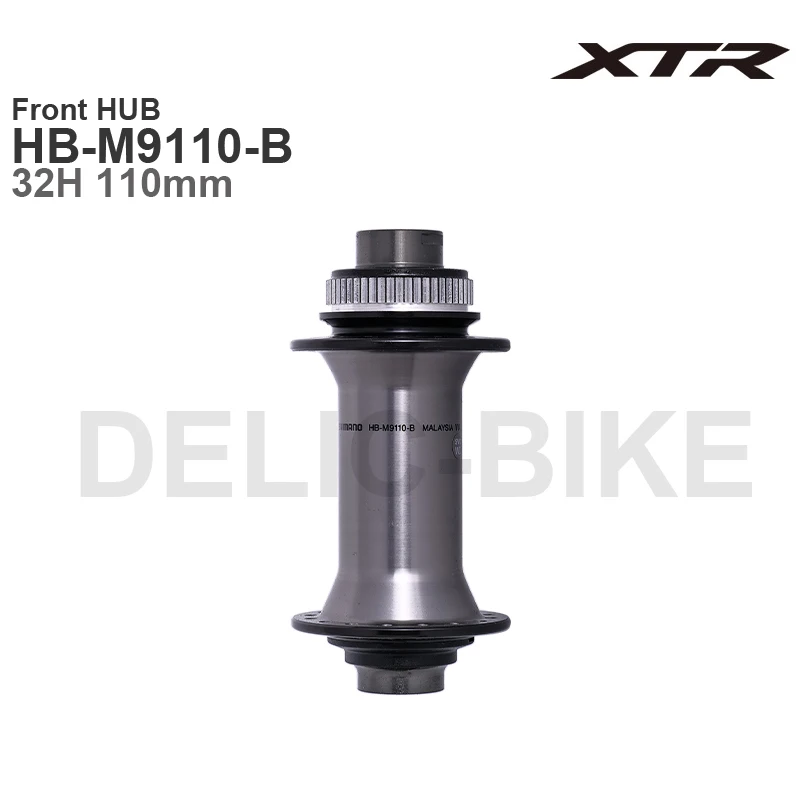 XTR HB-M9110 E-Thruハブ 110mm 32H XTR FRONT HUB 110X15 MM E-THRU