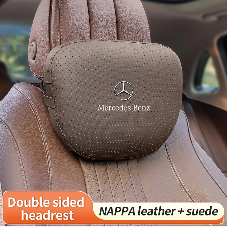 Car Headrest Neck Support Lumbar Rest Cushion Neck Pillow for Mercedes-Benz A B C E S V R-Class A45 C43 CLA GLA GLB GLC GLE SLK car pillow car headrest car neck pillow car lumbar cushion car lumbar pillow