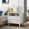Monterey 6 Drawer Double Dresser and Nightstand Set (White) 2