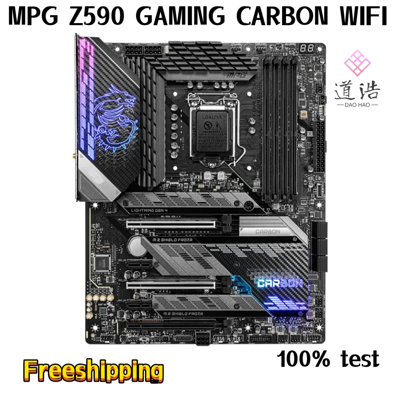 For MPG Z590 GAMING CARBON WIFI Motherboard 128GB M.2 HDMI LGA 1200 DDR4 ATX Z590 Mainboard 1 Sccfa8d86227c4a48bcede3099754f7d2f