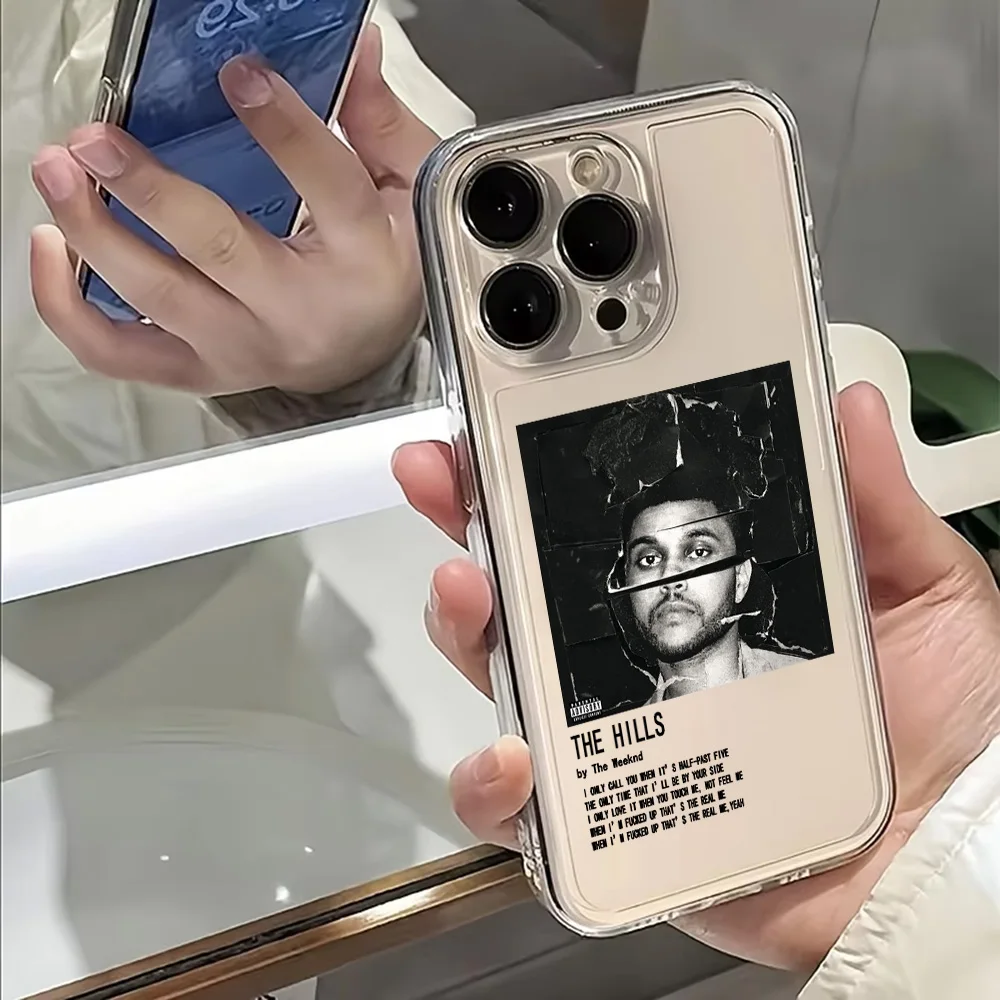Clear TPU Back Cover with The Weeknd XO Design Phone Case