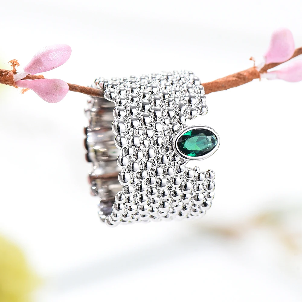 Missvikki Luxury Charm Original Design Ring for Noble Bridal Wedding Women Shiny Stone Party Show Engagement Anniversary Jewelry