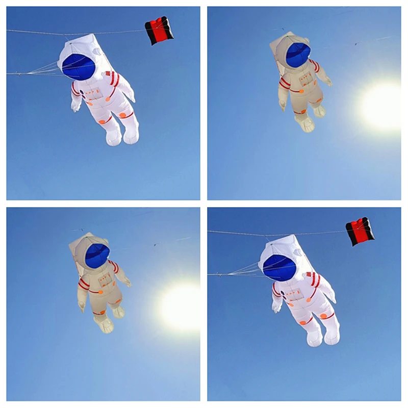 Free Shipping Astronaut Kites flying for adults kites pendant rainbow kites windsocks pilot kites sports beach kites factory