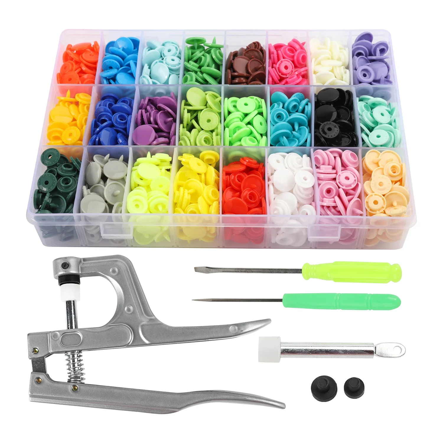 T5 Plastic Buttons Multifunction Snaps and 3 Kinds Replace Snap Pliers Set Buttons for Clothing Sewing Accessories & Craft